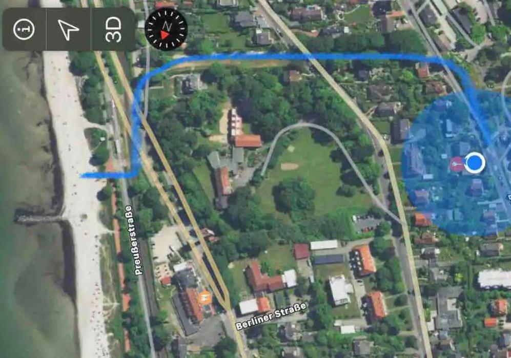 Im Bademantel An Den Strand Mit Terrasse Eckernförde Extérieur photo