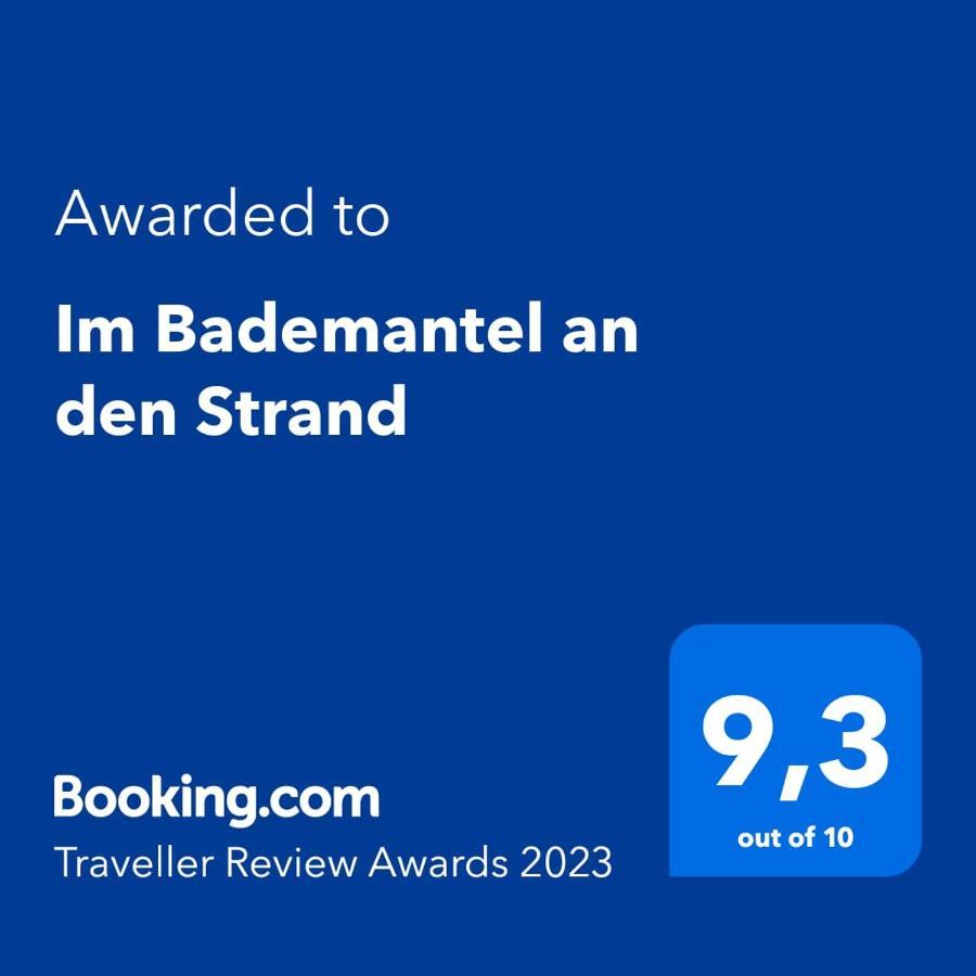 Im Bademantel An Den Strand Mit Terrasse Eckernförde Extérieur photo